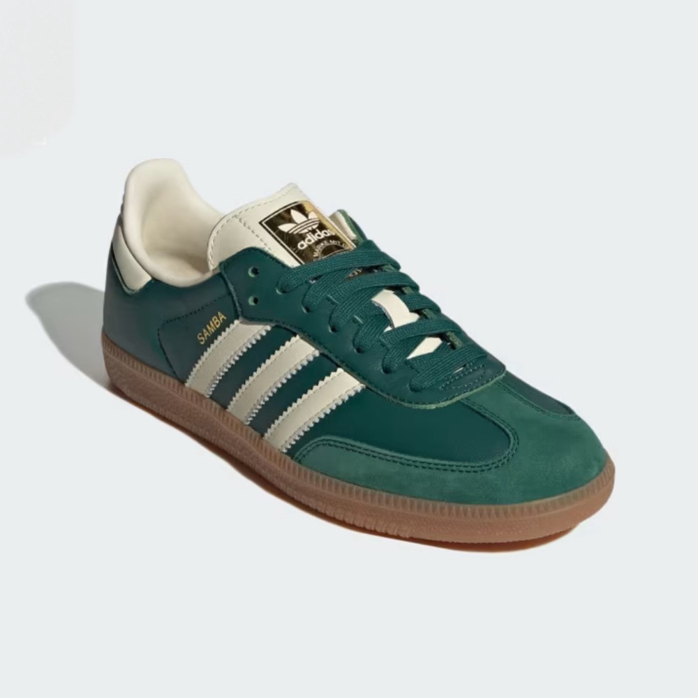 Like New! Samba OG Collegiate Green / Cream White / Gold Metallic